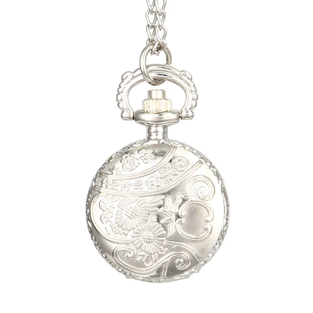 Fashion Vintage Alloy Number Dual Time Display Clock Necklace Chain ...