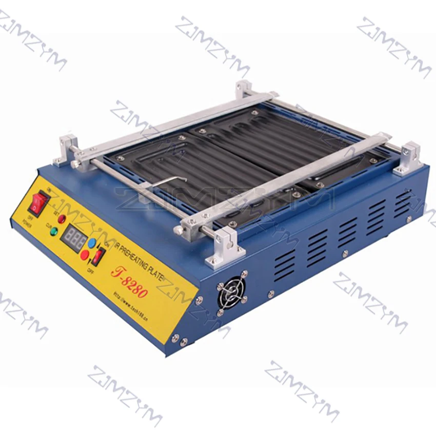 220V Or 110V Puhui T8280 PCB Preheater IR Preheating Plate T-8280 IR-Preheating Oven 0-450degree Celsius Solder Repair
