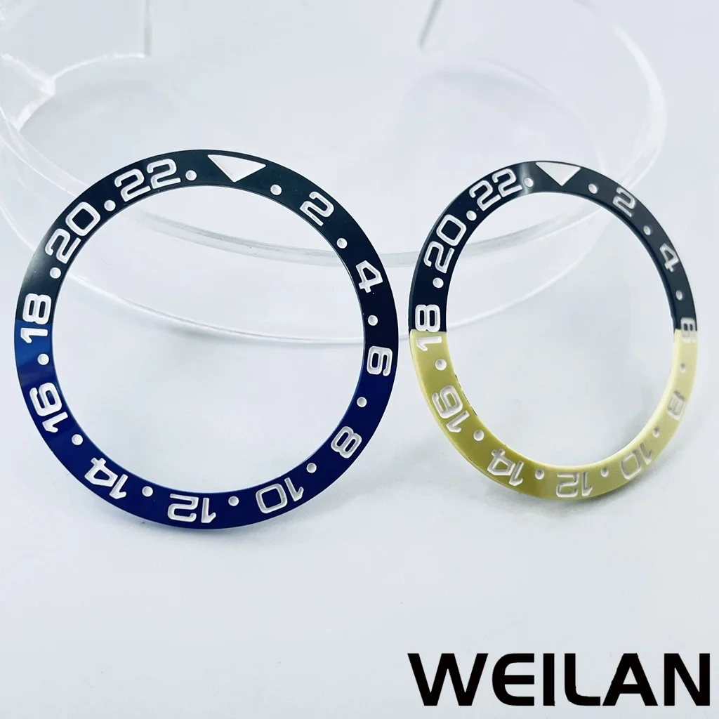 Ceramic Bezel GMT Diver Style Inlay Replacement
