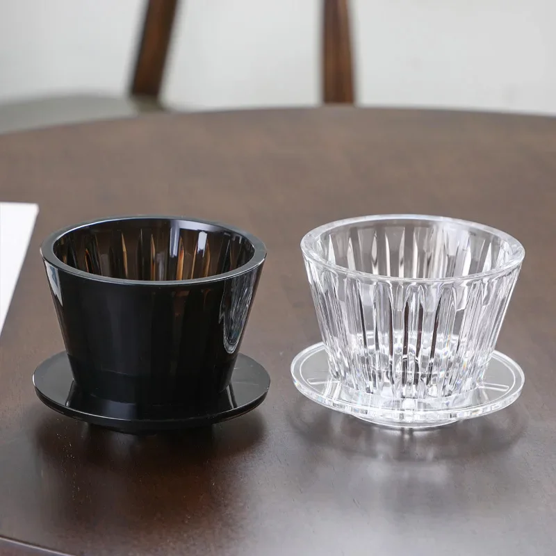 Acrylic New Coffee Funnel Filter Paper Filter Coffee Filter Cup Coffee Shop Furniture Tools for Household Use