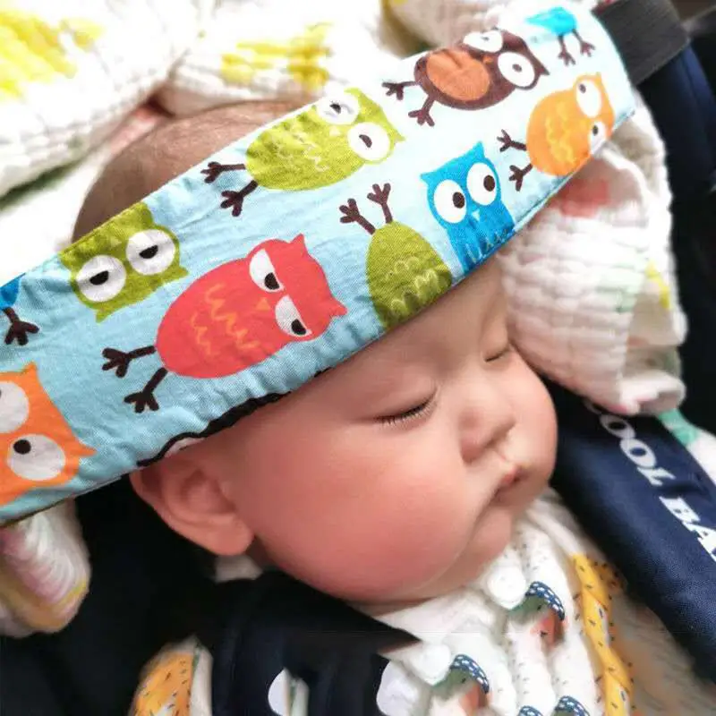 Baby Head Support Belt Car Seat Toddler Head Band Strap Headrest Children Belt Fastening Adjustable Sleep Safety Sleeping Pillows Car Accessories