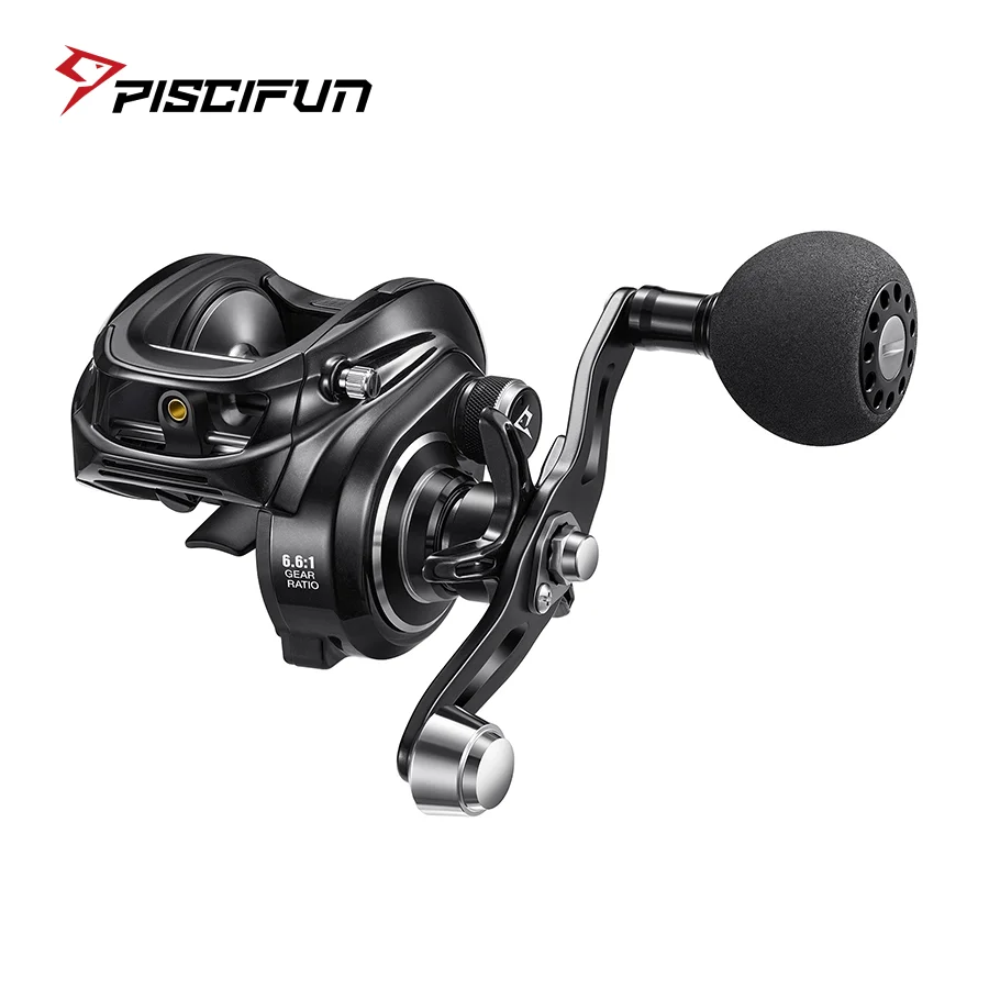 Moulinet casting Piscifun Alijoz 300 15kg drag 8+1 roulements aluminium eau douce/salée