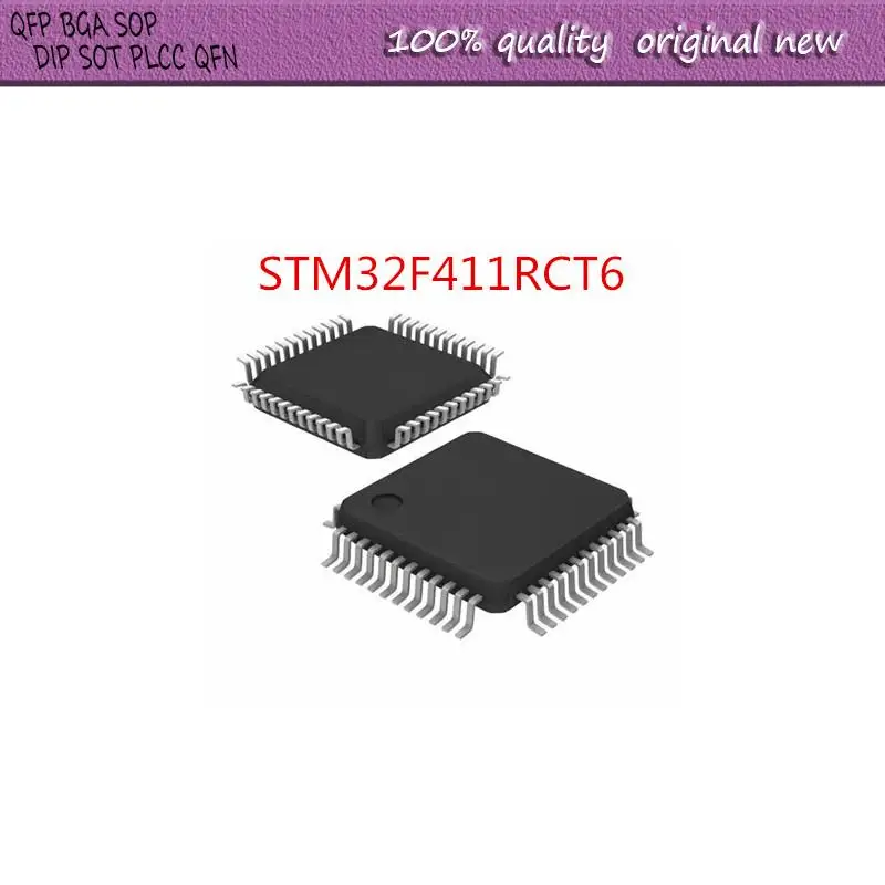 

NEW 1PCS/LOT STM32F411RCT6 STM32F411 STM32F411R STM32F411RC LQFP-64