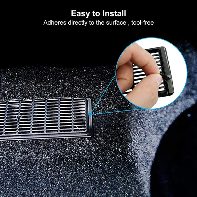 2Pcs Under Seat Air Vent Anti-blocking Dust Cover Under Seat Air Vent Cover Under Seat Outlet Protector for Tesla Model Y Parts 1