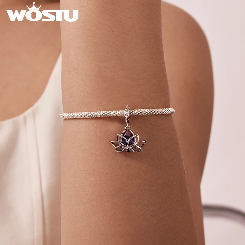 WOSTU Dala Horse Lotus Charm Bead 3