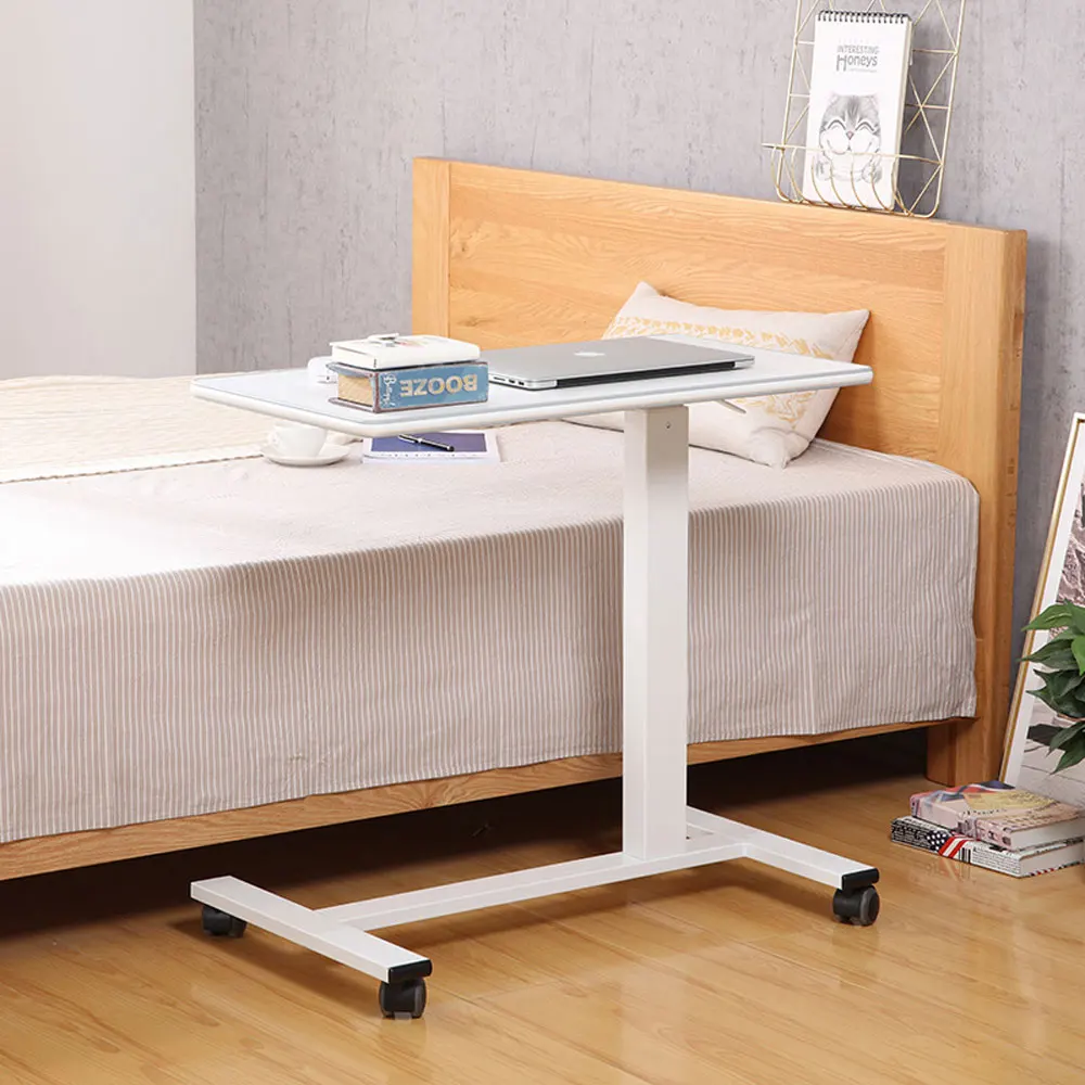 Description Picture 3 of itemPneumatic Lifting Bedside Table, Movable Computer Table, Household Rotary Lazy Table, Bedroom Desk Tools