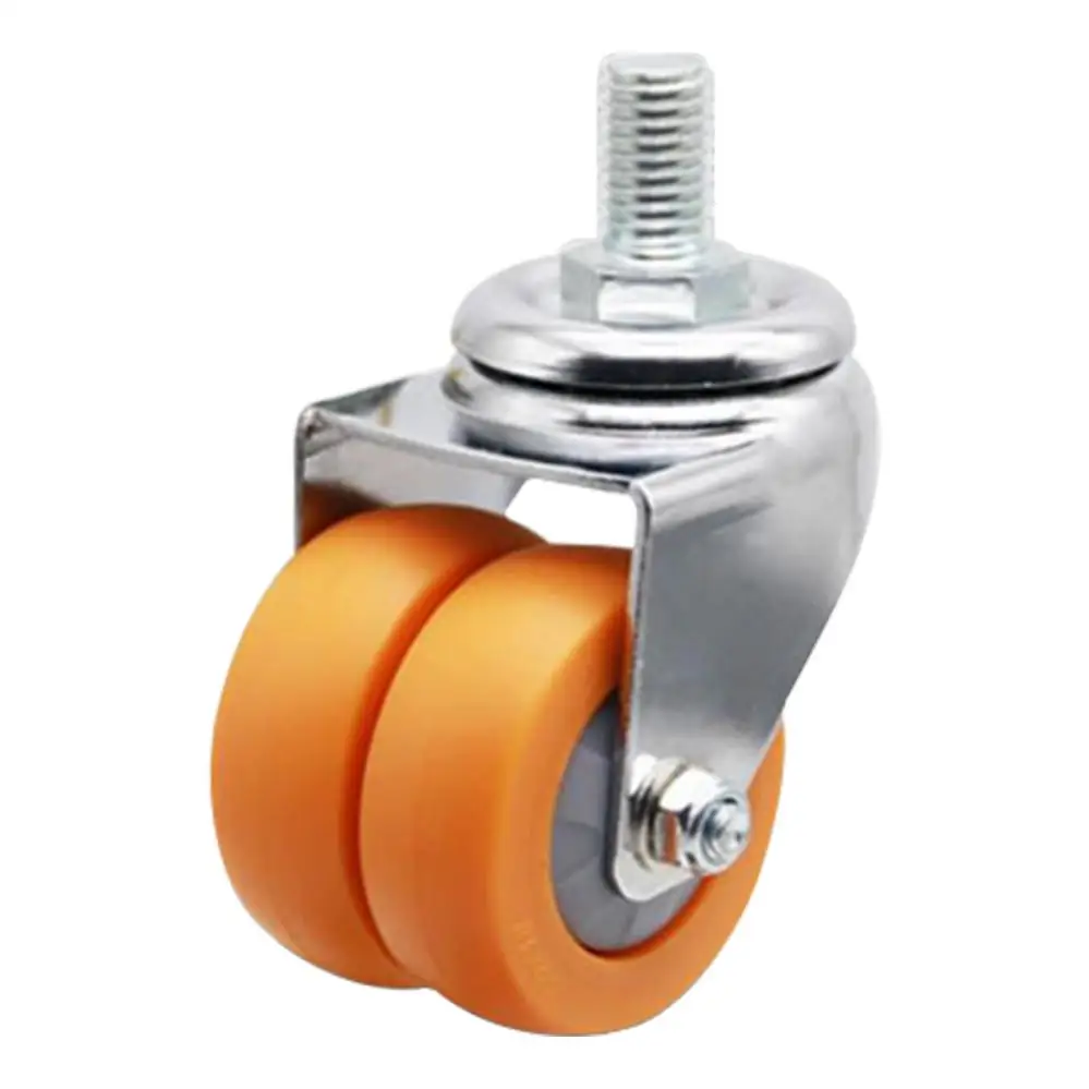 universal double row nylon caster silent roller 01