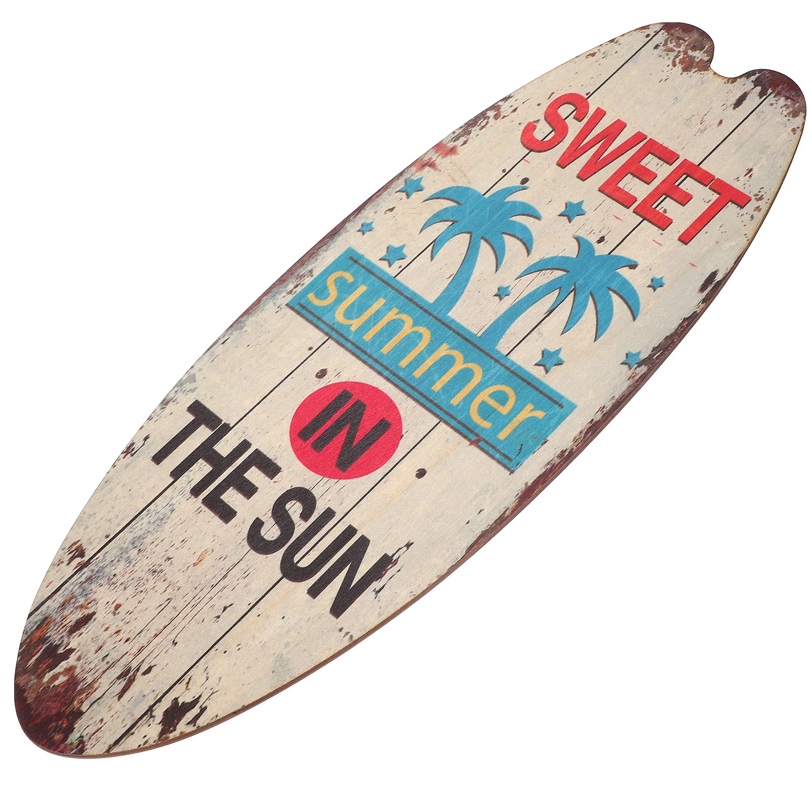 

Retro Surfboard Home Ornament Decorative Wall Party Summer Decoration Outdoor Wooden Hanging Sign Seaside Front Signs