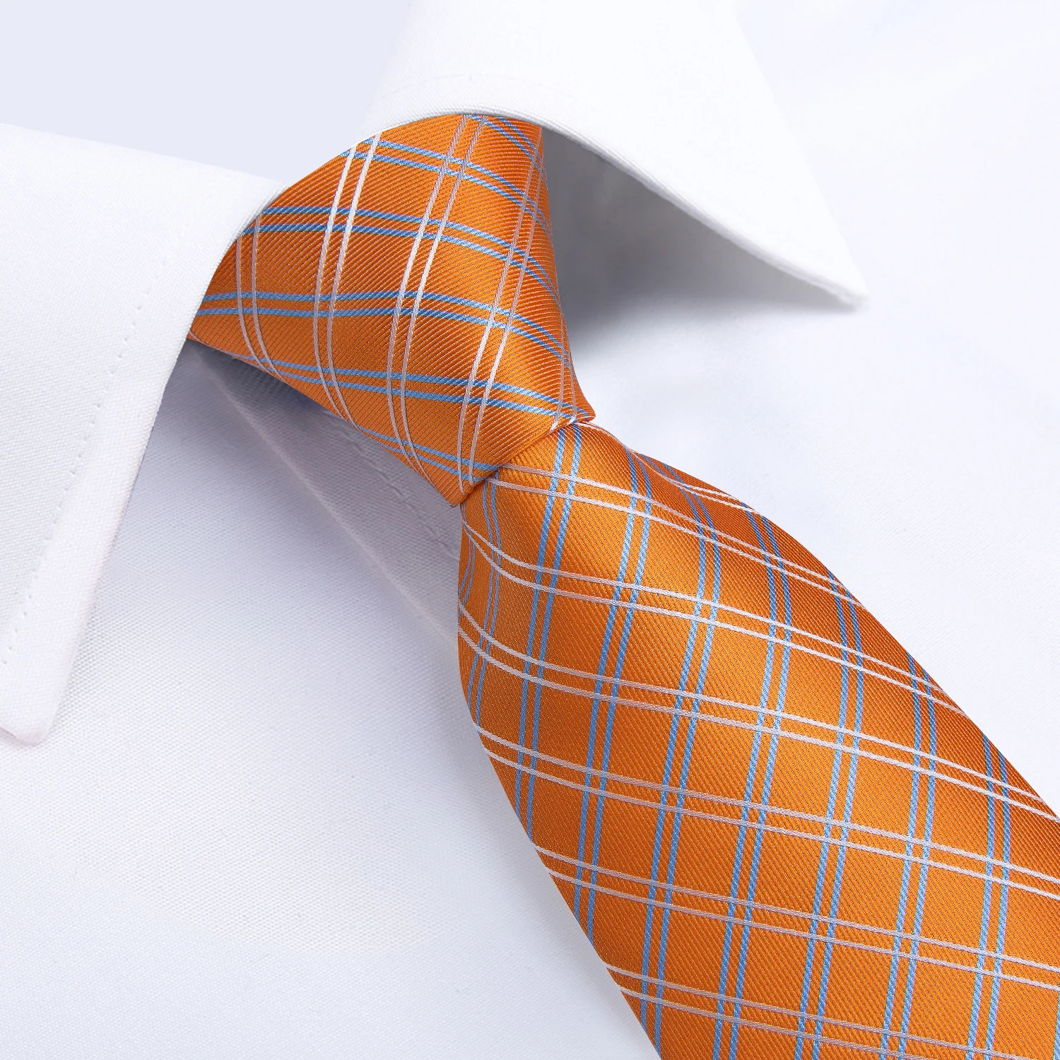 Orange Silk Ties For Men neck tie