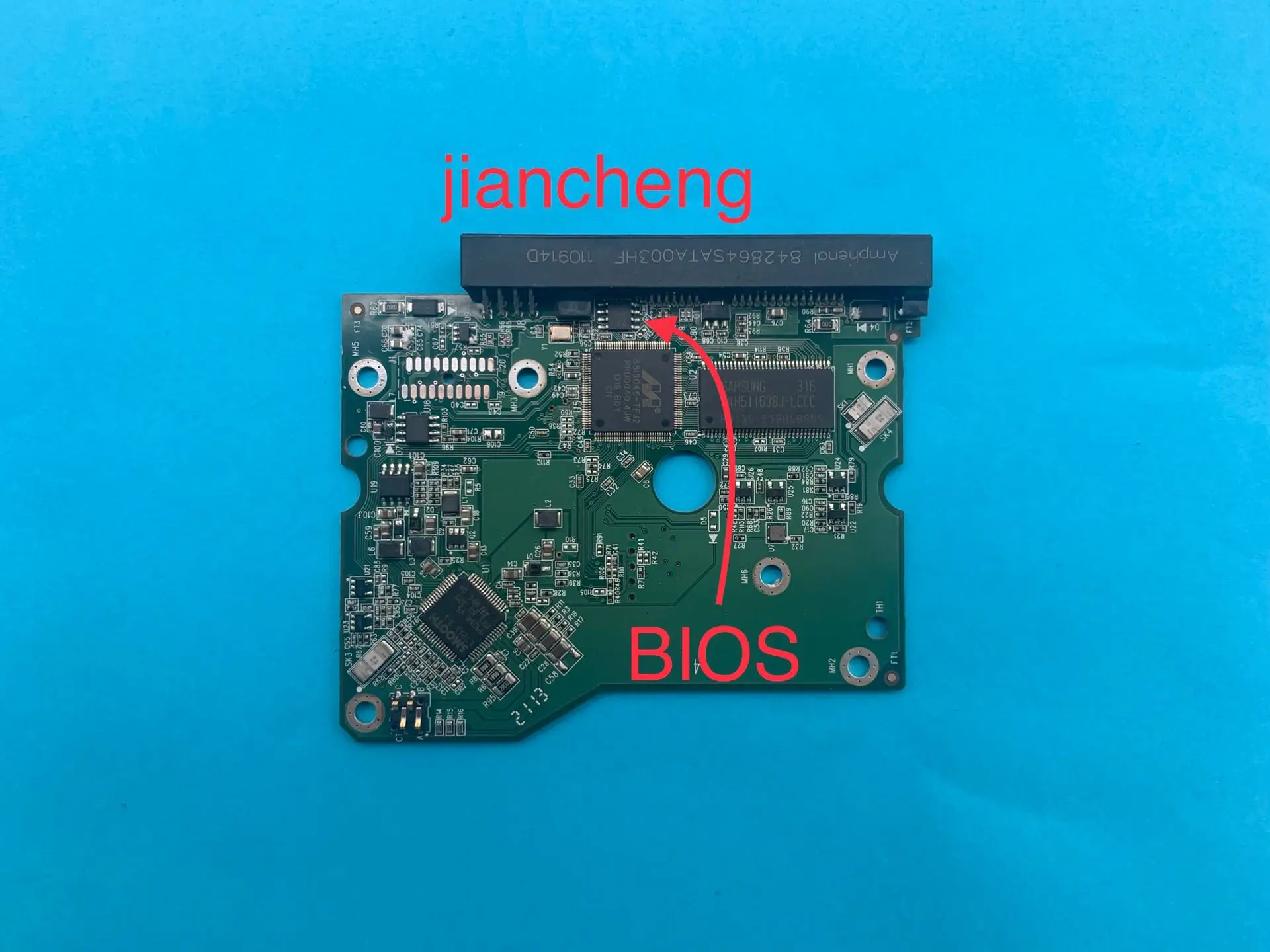 Wd Hard Disk Pcb Hhd Hard Disk Circuit Board 2060-771624-003 Rev A