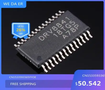 

Free shipping 100% nuevo original DRV8841PWPR DRV8841PWP DRV8841 HTSSOP28