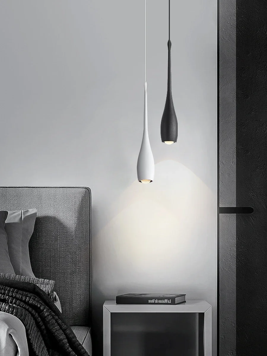 Description Picture 6 of itemModern Led Pendant Lights for Bedroom Bedside Hotel Bathroom Decoration Hanging Lamp Ceiling Chandeliers Spotlight Island Cafe
