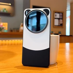 Fashionable Panda Color Block Ultra - Thin Shockproof Case - Skin - Friendly and Durable Cover for Vivo X300s (Black and white)