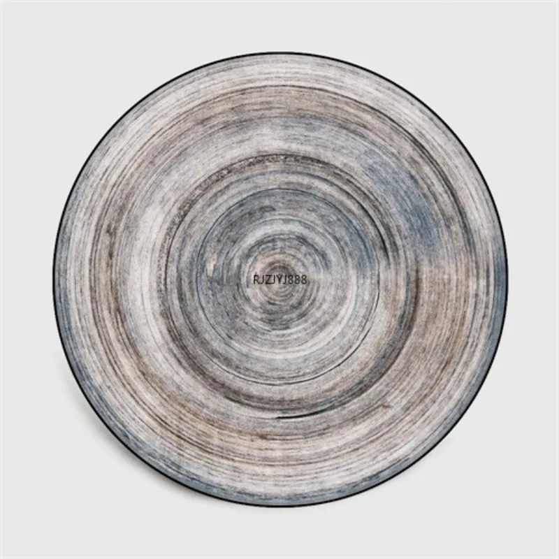 160cm Modern Minimalist Light Luxury Aperture Ring Living Room Bedroom Hanging Basket Chair Round Floor Mat Carpet Customization 3