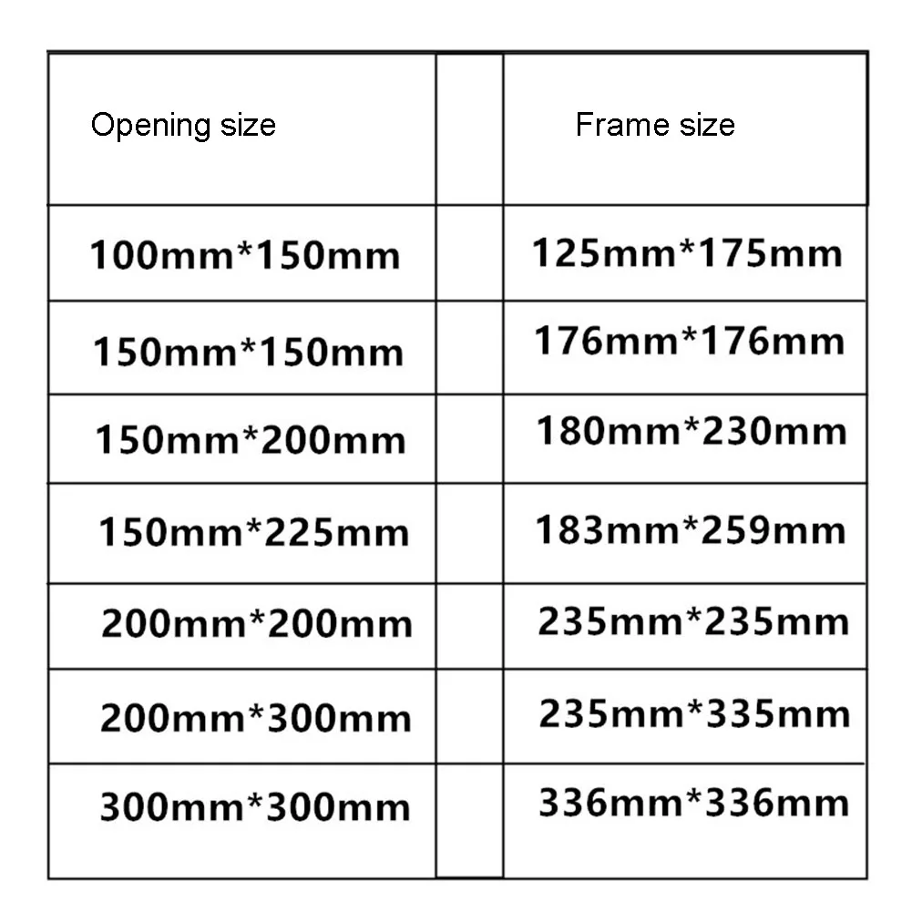 1pcs Durable ABS Plastic Access Hatch Easy Access To Inspections Holes Chemical And Temperature Resistants Detachable Doors access panel