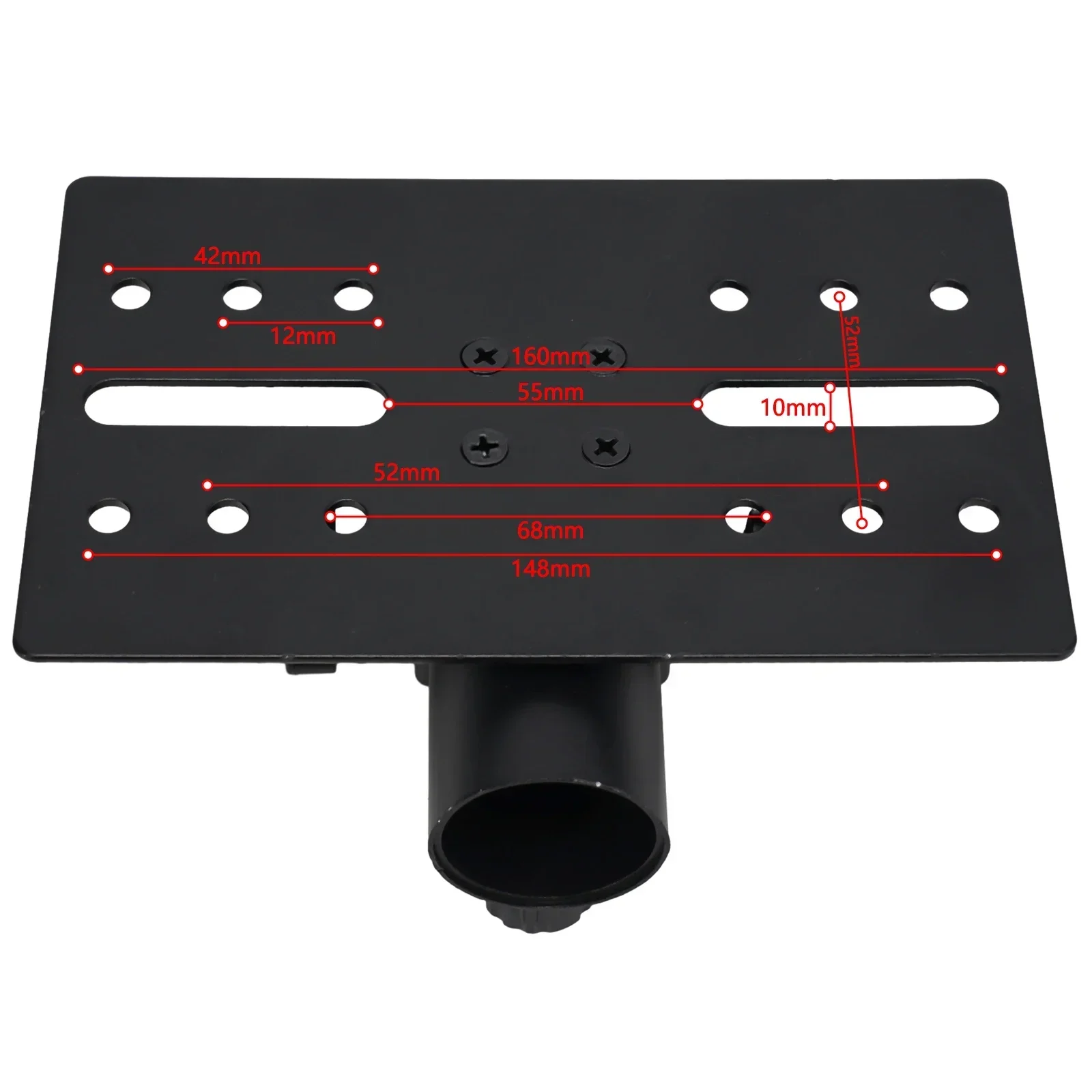 Rotatable 35mm Metal Mount Tripod Pole DJ Speaker Stand Adapter Top Cap Adjustable Metal Tray Mount Tripod Speaker Stand