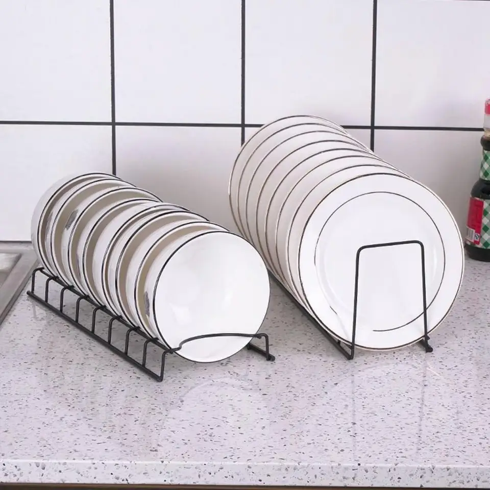 Multifunctional Kitchen Dish Rack Stainless Steel Pot Draining