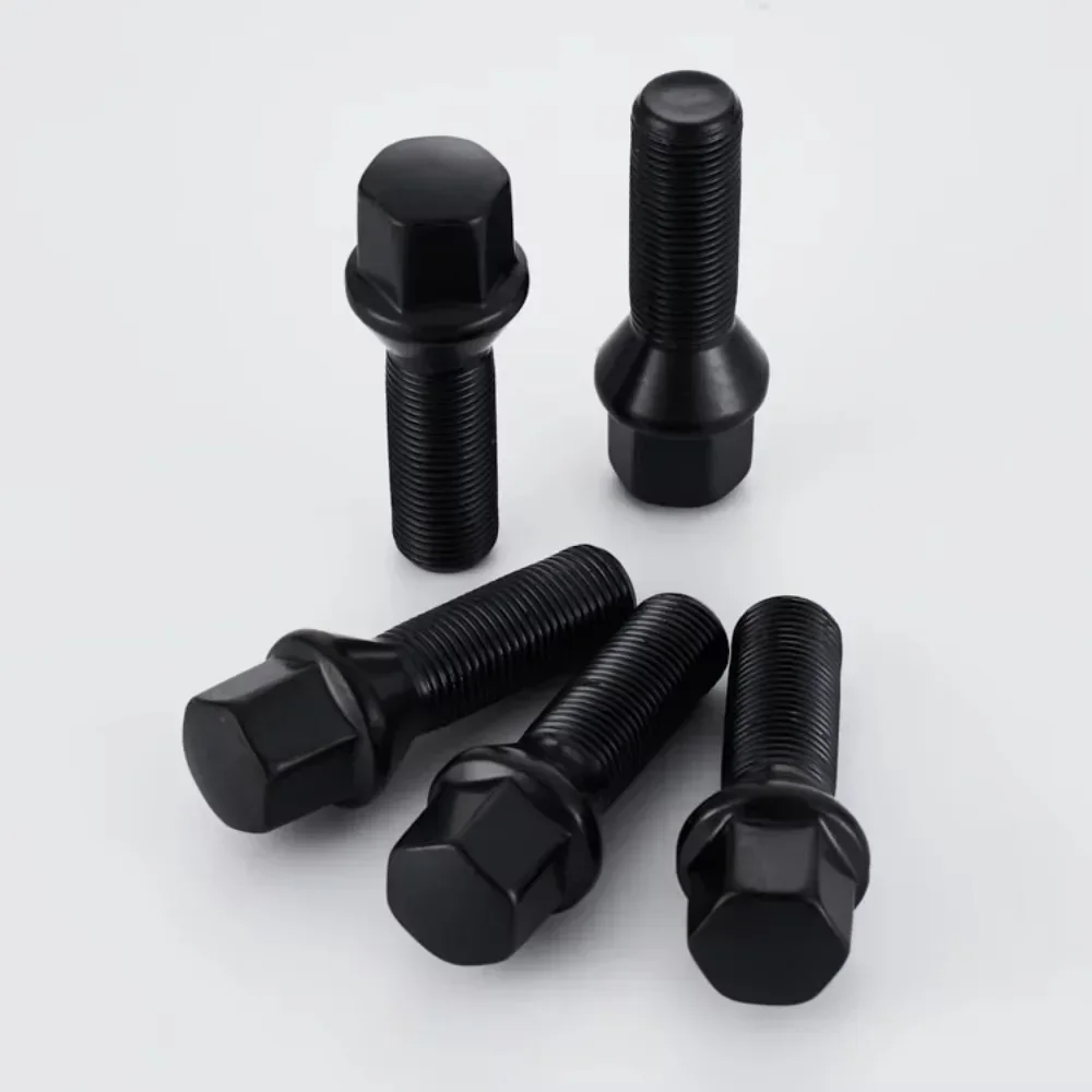 Wheel Lug Bolts M14x1.25 Hex 17mm Cone Seat Thread Length 28/35/40/45/50/55/60mm 1pc
