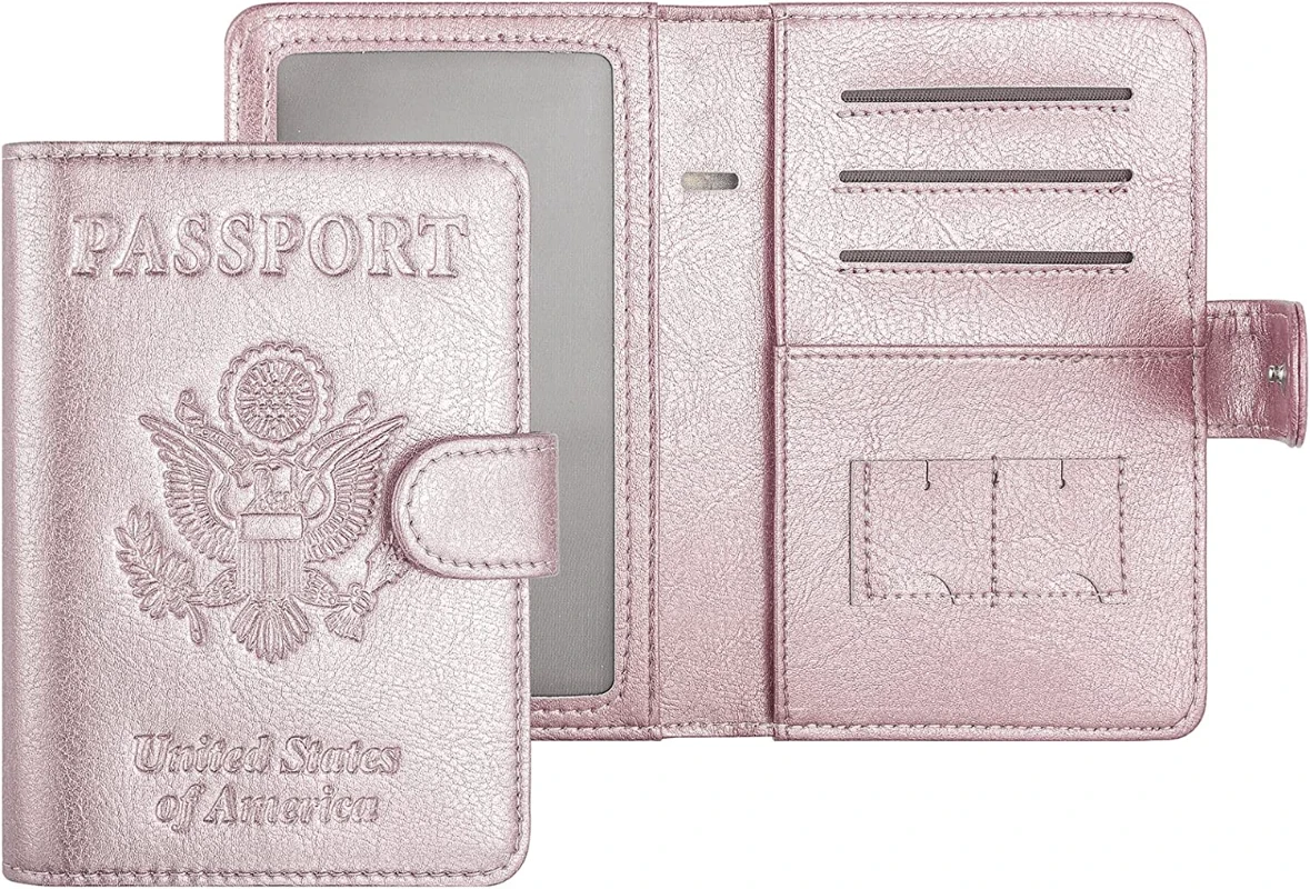 Rfid Blocking Passport Vaccine Card Holder Vaccine Card Holder Combo