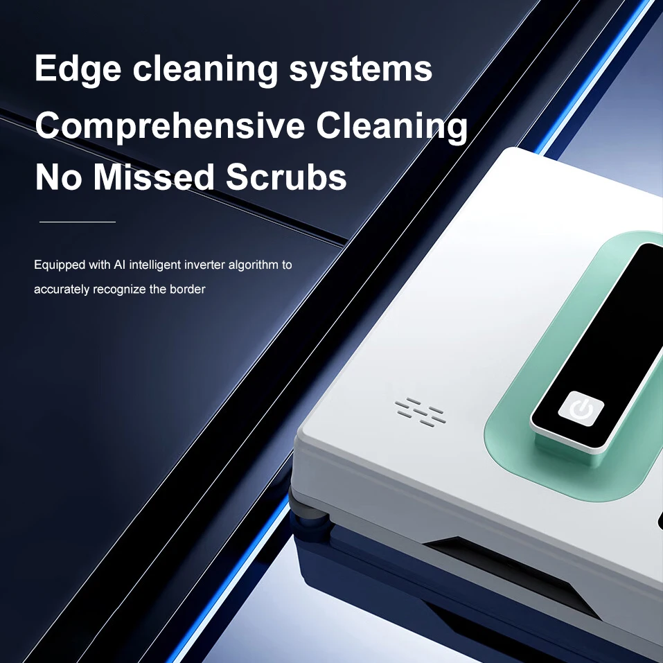 Water spray window cleaning robot intelligent high-rise double-sided brushless motor glass cleaner spray type 4