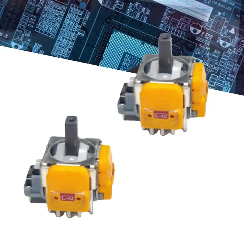 AEE7-10PCS PS5 게임 콘솔용 스크루드라이버가 있는 홀 조이스틱 조이스틱 홀 전자기 조절식 조이스틱 수리 세트