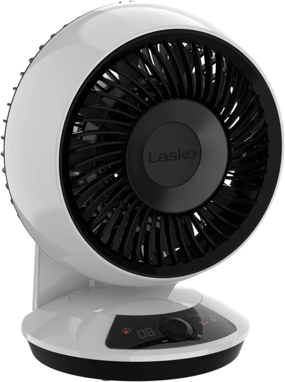 

Lasko Whirlwind ecosilent, 7 дюймов, орбитальное движение, 12-скоростной воздушный фонарь с дистанционным управлением, белый