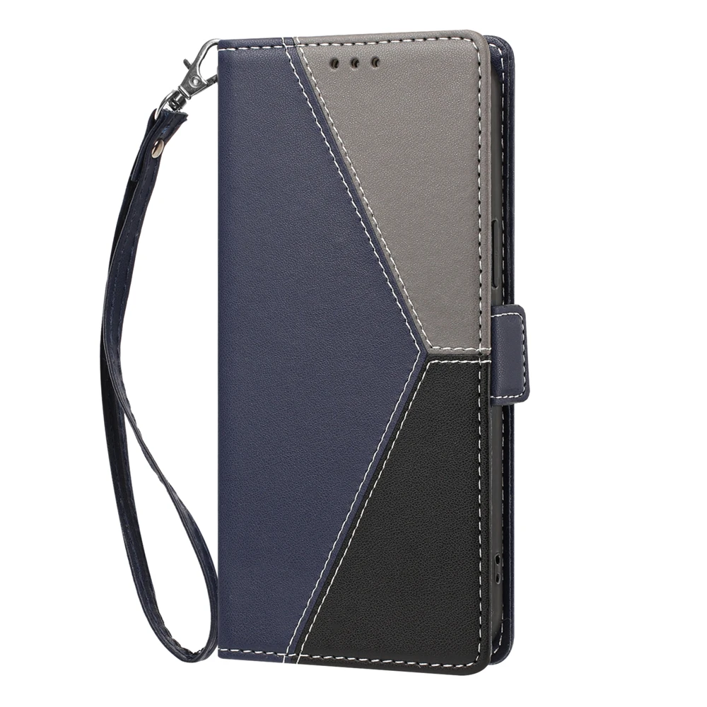 Sleek Magnetic Flip Leather Wallet Card Case