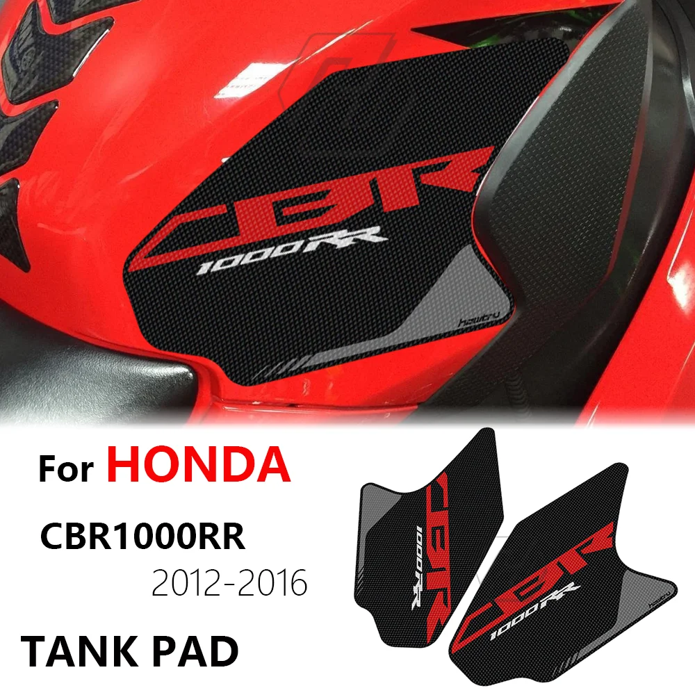 For Honda CBR 1000RR 2012-2016 Tank Grip Traction Pad Side Tank Pad Protection Knee Grip Mat Tank Rubber Sticker