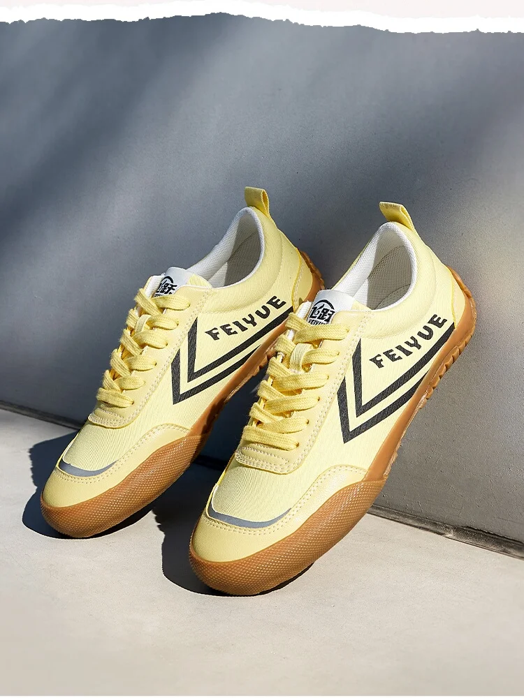 Feiyue 캔버스 신발 남성 봄 신상품 레트로 다목적 로우 탑 캐주얼 스니커즈..