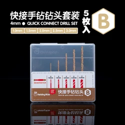 Precision Hand Drill Kit for DIY Crafts and Model Making (Drill Set B)