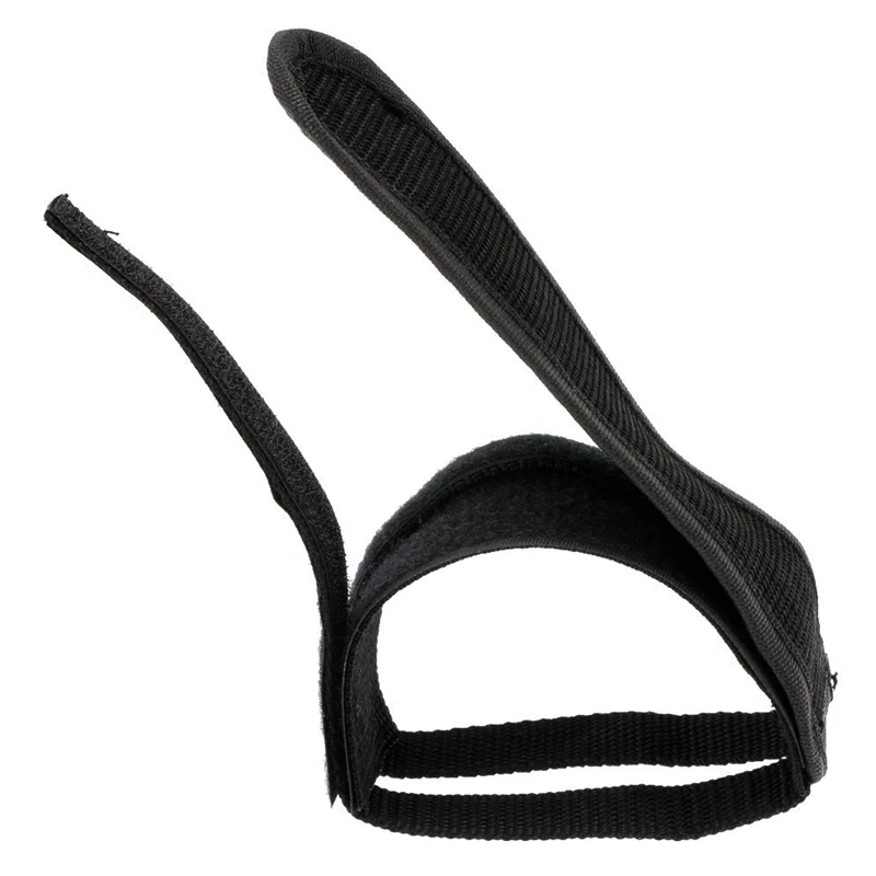 2X Soldier Fixed Gear Fixie BMX Bike Bicycle Anti-Slip Double Adhesive Straps Pedal Toe Clip Strap Belt Black