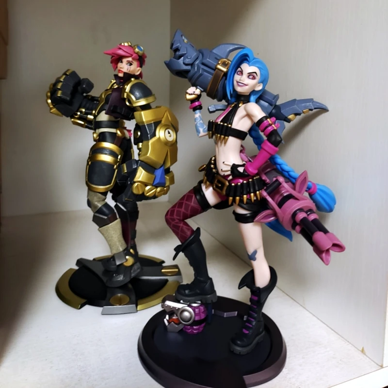 League-Of-Heroes-Lol-Cmge-figura-de-Runaway-Girl-Jinx-Wei-escultura-de ...