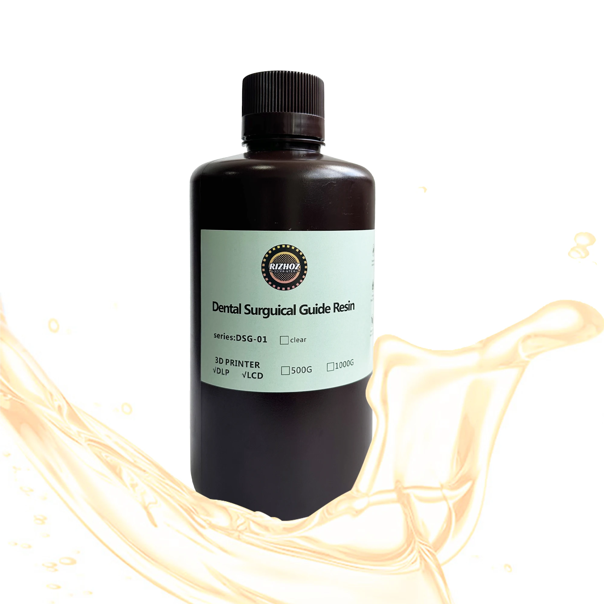 Dental Surgical Guide Resin for 3D Printer, Surgical Guide Resin for Crafting Implantation Guides 500g,1000g