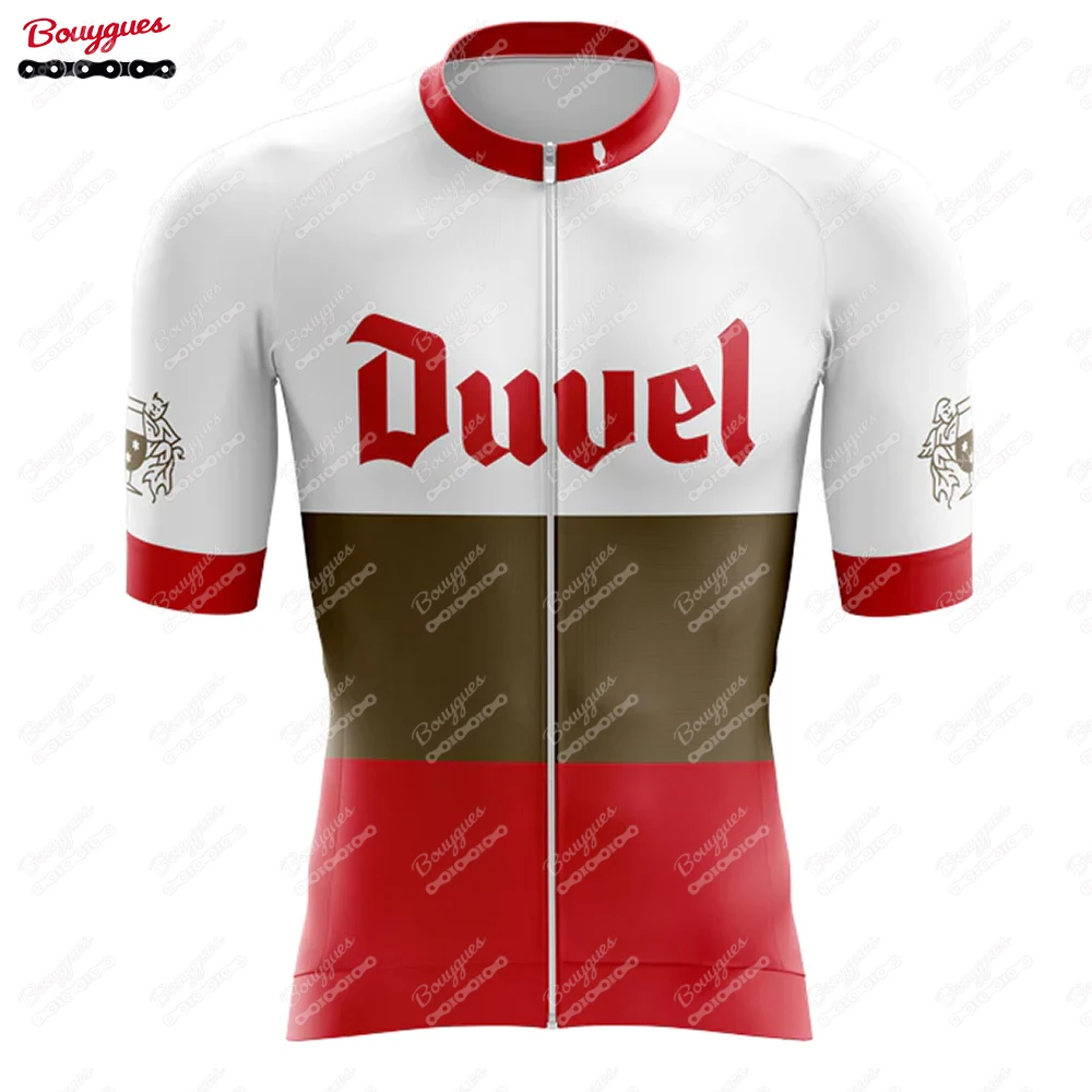 thumbnail image 1 of Duvel - Maillot de ciclismo para hombre, manga corta, reflectante, para ciclismo de montaña, descenso, equipo profesional, novedad de verano, 1 of 5