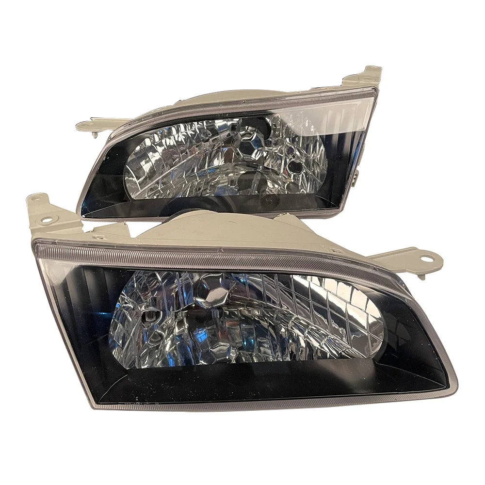 

Lamp Car Headlamp Corolla A Pair Ae110 Black Headlights 1996 1997 1998 1999 for Toyota