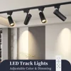 Spot Led Track Lights with Remote Control Adjustable Brightness Spotlight Led Rail Lighting for Living Room Track Ceiling Light 1
