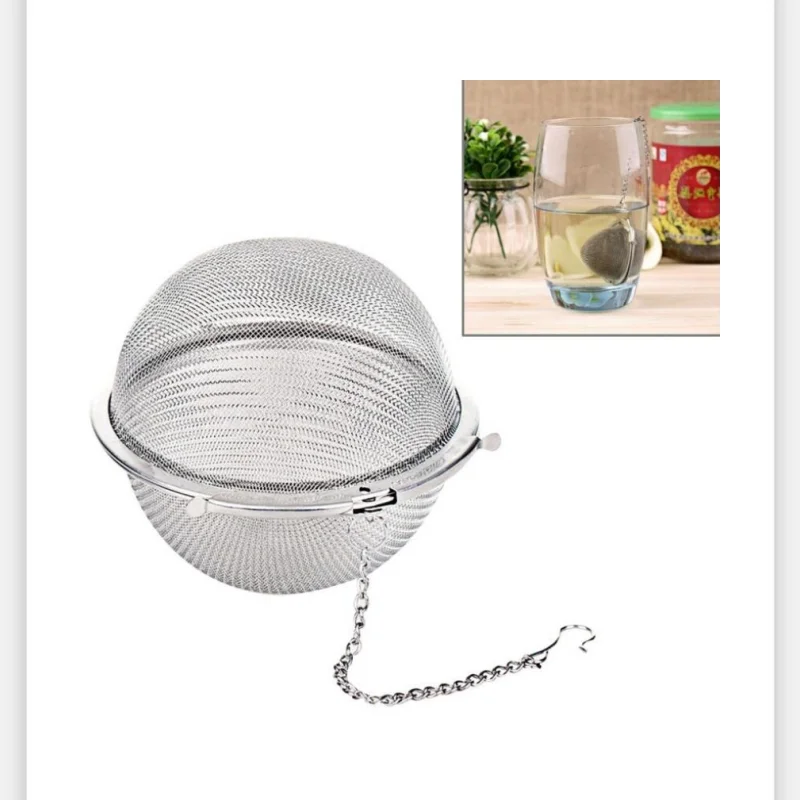 High Quality Stainless Steel Tea Pot Infuser Sphere Mesh Strainer Ball