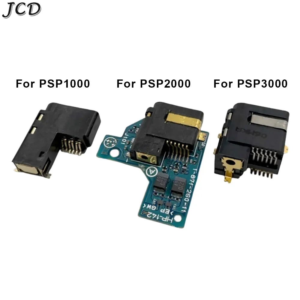 

JCD For PSP 1000 2000 3000 Console Original Earphone Jack Port Headphone Headset Socket Connector Repair Parts
