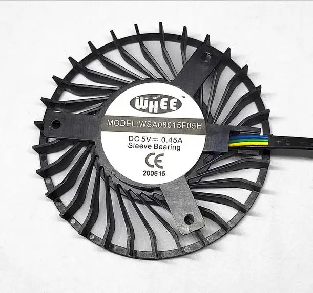 para Snowfan Yy8015h05b Wsa08015f05h Passo Lateral Igual 45 mm Diâmetro 65 mm 0.72a Ventilador do Controle Industrial Grande Volume de ar 5v - Imagem 3