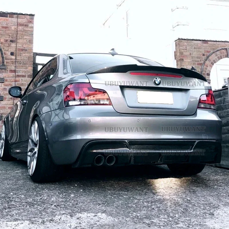 Aileron Coffre Style M4 Pour BMW 1 Série E82 118D/120i/135i Etc. (2007-2013) - ABS Noir