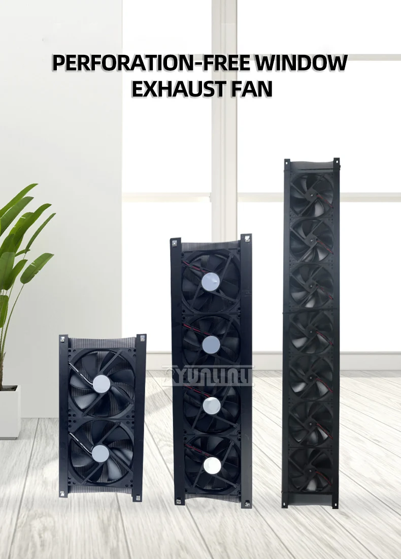 Janela Silenciosa Exaustor, Ventilador De Ar Fresco,