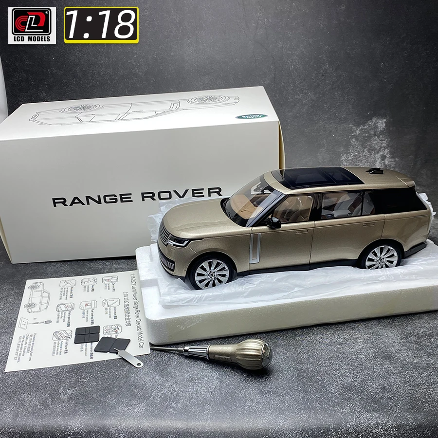LCD 1/18 scale 2022 for Range Rover SV SUV Metal static