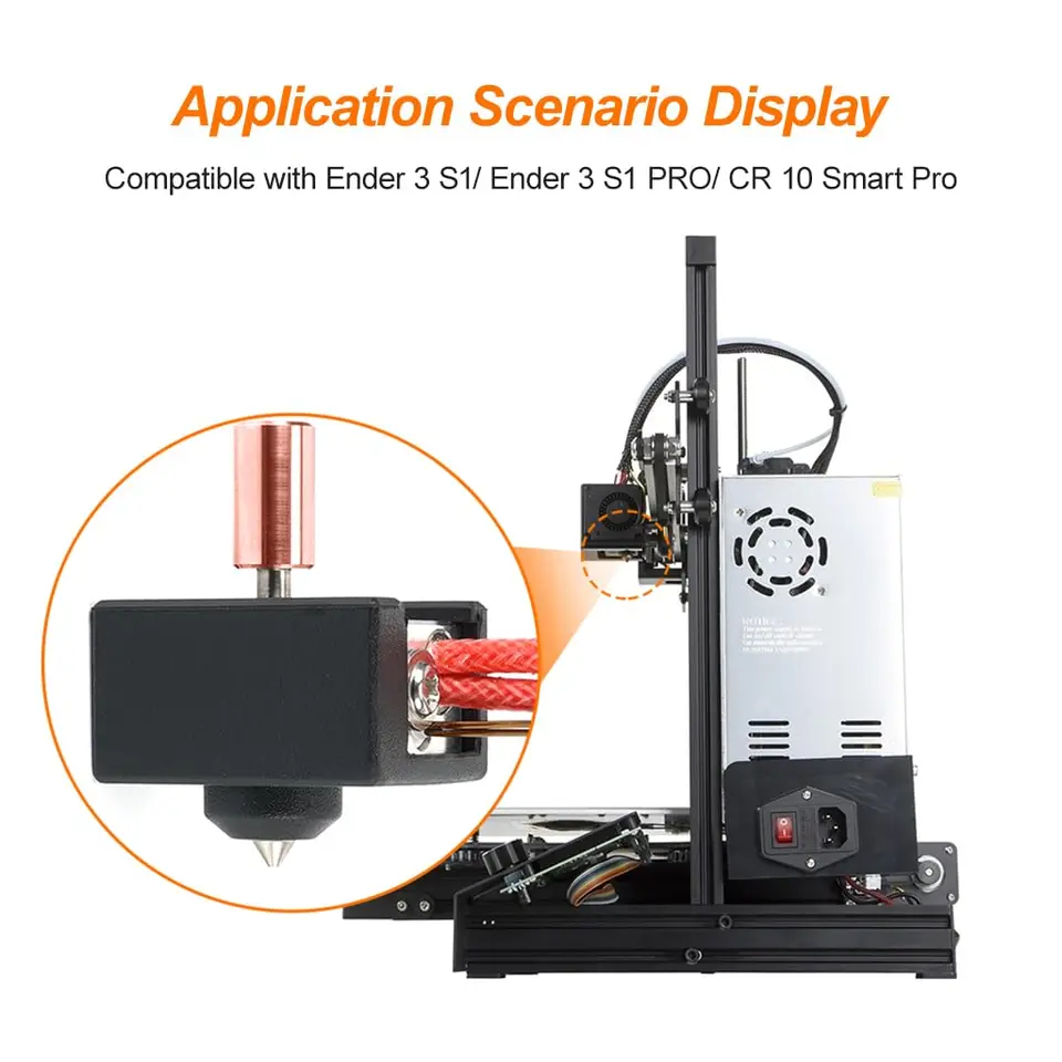 Sprite Extruder Pro Heatbreak Bimetallico Rame/titanio Per Stampanti 3D Creality