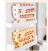 Automatic Rolling Egg Storage Box for Kitchen Refrigerator Holds 30 Egg Boxes Refrigerator Side Door Egg Preservation 2