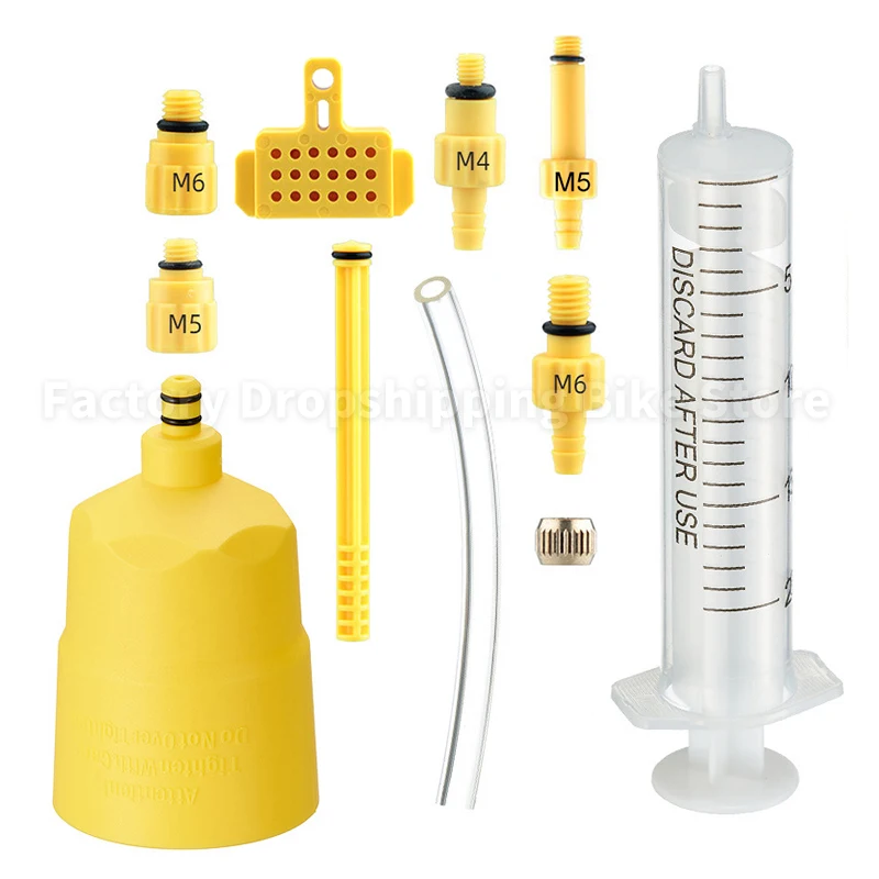 

Bicycle Brake Oil Bleed Kit Funnel Oil Stopper Cycling Tool Hydraulic Disc Brake Mountain Bike Repair Tools For Shimano