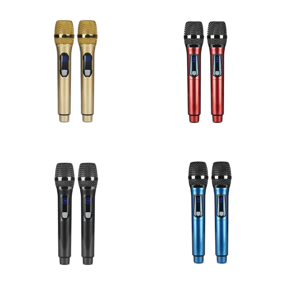 Interview Wireless Microphone Receiver Set Home Studio Portable Stage