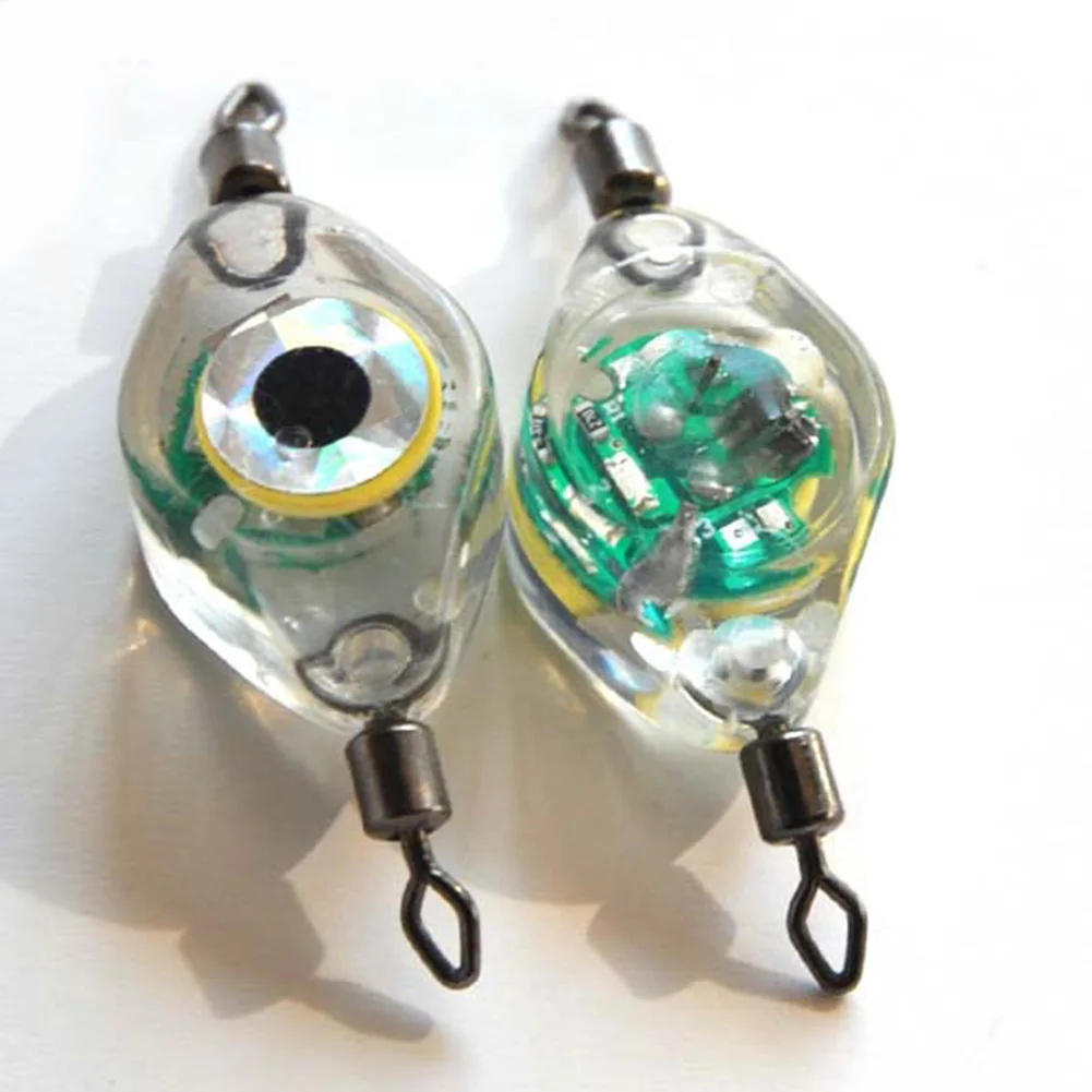 1-4pcs 미니 낚시 루어 라이트 LED 물고기 유인 라이트 수중 눈 모양 낚시 오징어 낚시 미끼 발광 루어