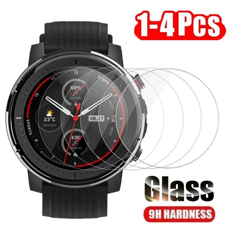 

For Amazfit Stratos 3 Screen Protector Tempered Glass for Amazfit Stratos 3 Glass Film Foil