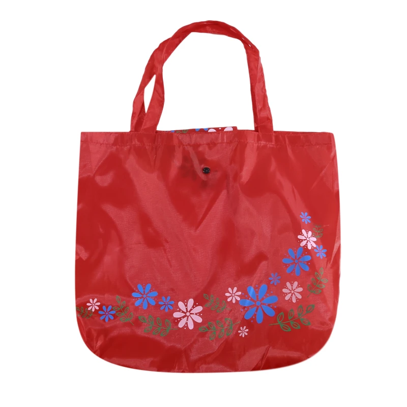

Environmental Shopping Bag Women Foldable Handbag Casual Floral Multi-Function Convenient New Shopping Pouch Large Capacity Bag