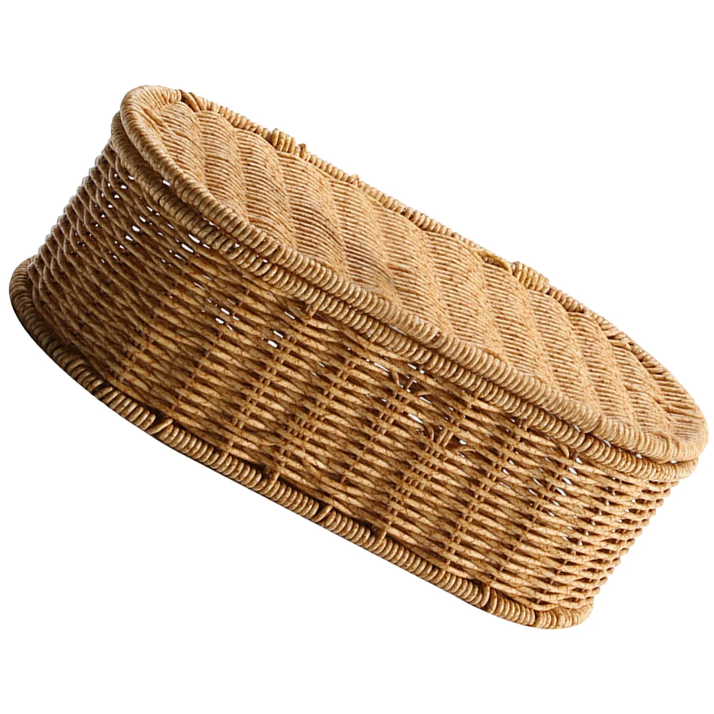 

Rattan Utensil Organizer Silverware Tray Rustic Plastic Cutlery Holder Flatware Containers Kitchen Drawer Organizer Storage Box